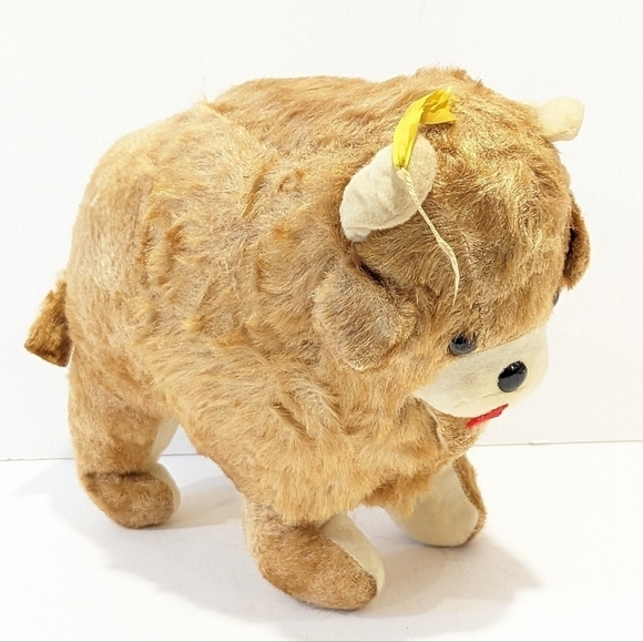 Vintage Other - Vintage Bull highland cow plush 11”